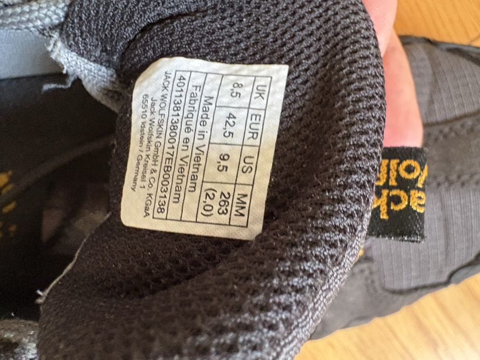 Buty turystyczne męskie jack wolfskin r.42,5