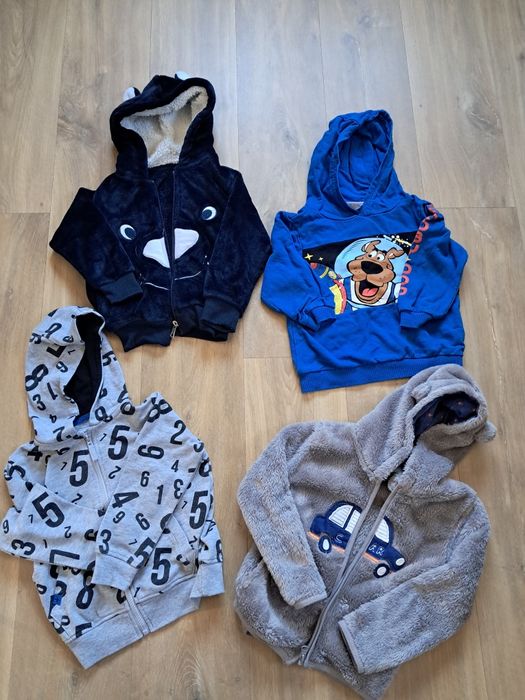 4 szt bluzy chłopięce 98-104 scooby doo