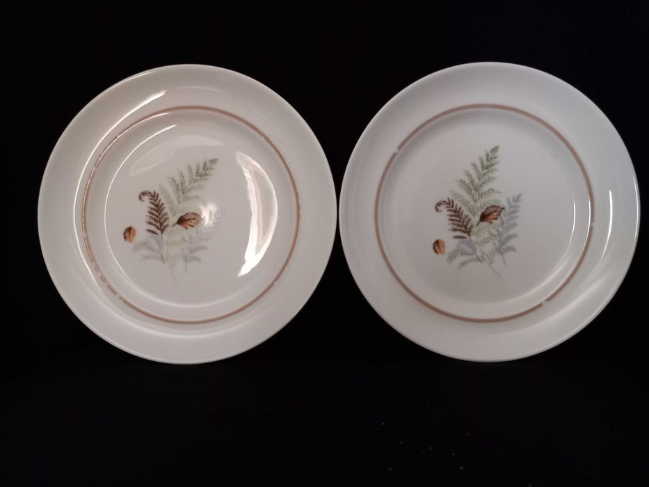 Conjunto de 2 pratos de sobremesa