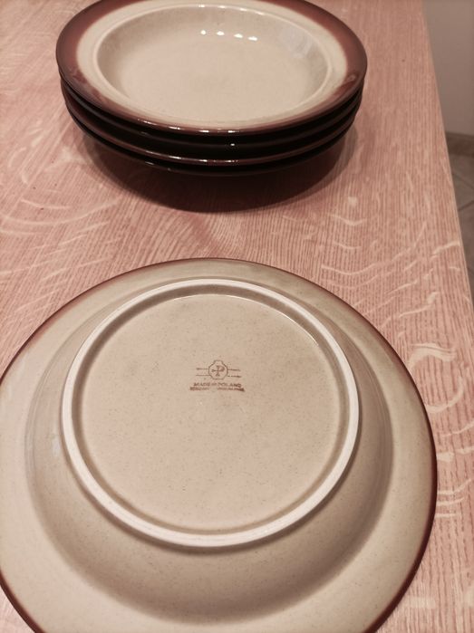 Talerze głębokie z porcelitu 5 szt