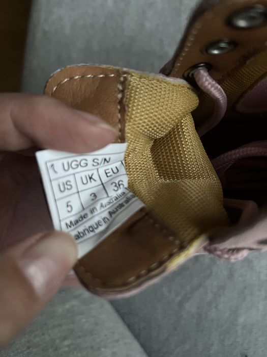 Botki UGG wiosna rozowe rozmiar 36 nowe