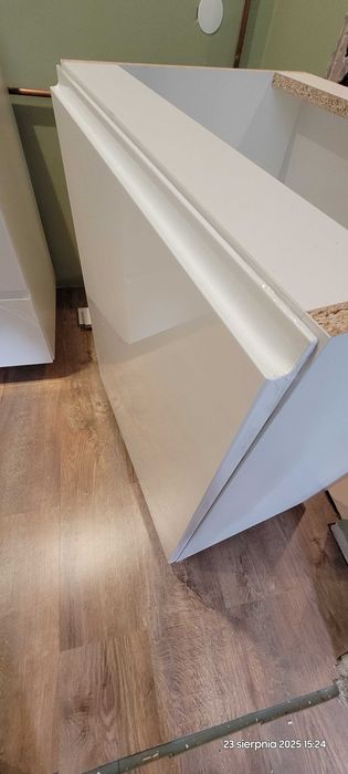 NOWA CENA DO 17tego NOWA Szafka kuchenna wisząca stojąca Aspen 2 biały połysk leroy