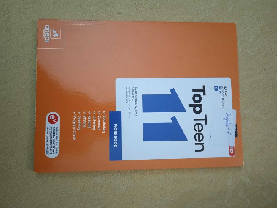 Caderno - Workbook  Top Teen 11- Inglês - 11.º Ano Escolar (NOVO)