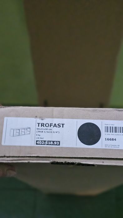 Trofast ikea czarny 2 szt