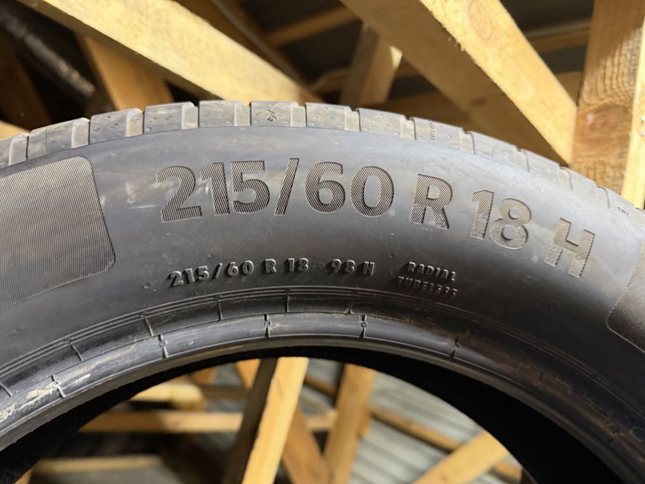 Шини літо 215/60R18 Continental ECO CONTACT 6 25рік 4шт як нова