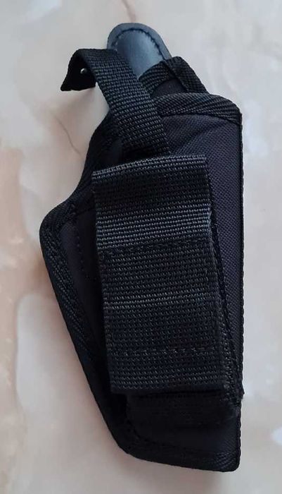 NOWA Kabura/Pokrowiec/Etui na broń z zapięciem uniwersalna/czarna