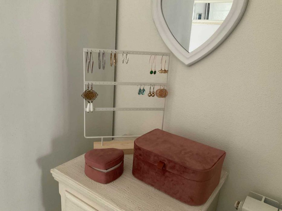 Duży stojak organizer do kolczyków biżuterii hand made