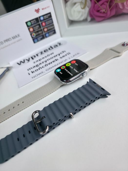 Smartwatch Pro Max Gen 5 – AMOLED 2,02”, rozmowy Bluetooth, nowy