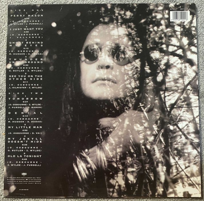Ozzy Osbourne Ozzmosis LP 1Press Mega Rare!!! BLACK SABBATH