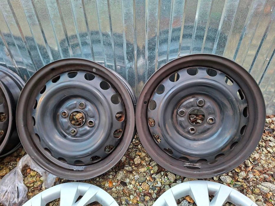 4X100 Felgi Stalowe TOYOTA YARIS III 15 Cali + Nakrętki + Ori Kołpaki