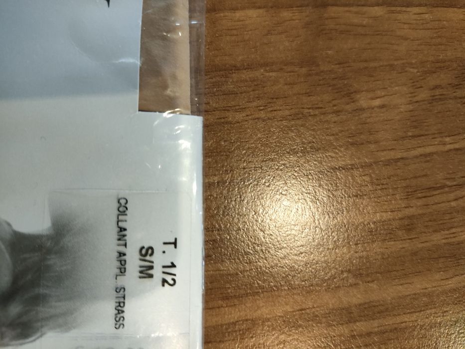 Calzedonia rajstopy z kryształkami, 1/2, XS/S, nowe
