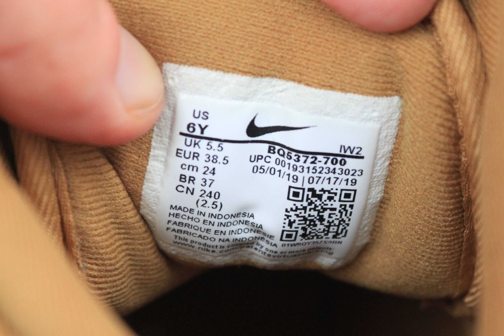 Черевики Nike Manoa шкіра оригінал 38,5р ботинки кросівки кроссовки