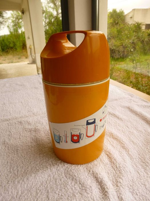 Garrafa-termo / recipiente térmico, ideal para almoço 13 x 25 cm