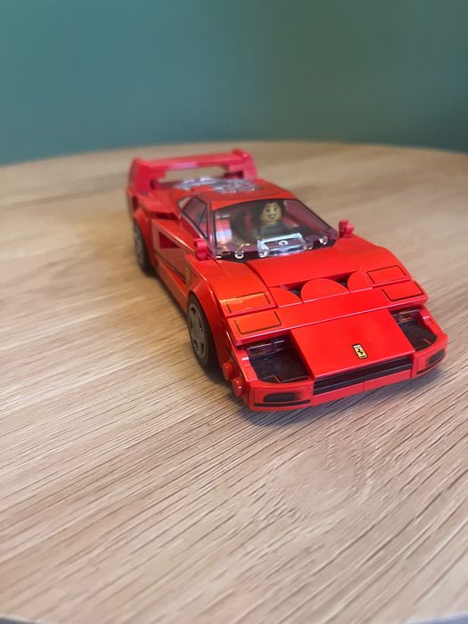 Lego speed chempions Ferrari f40 czerwone