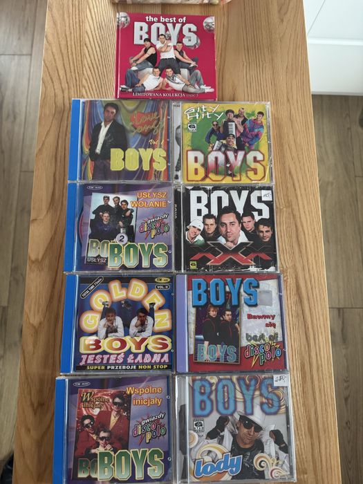 Kolekcja 10 płyt CD zespołu BOYS nielada gratka. Cena promocyjna!