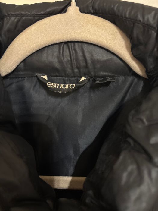 Kurtka pikowana zimowa czarna 46