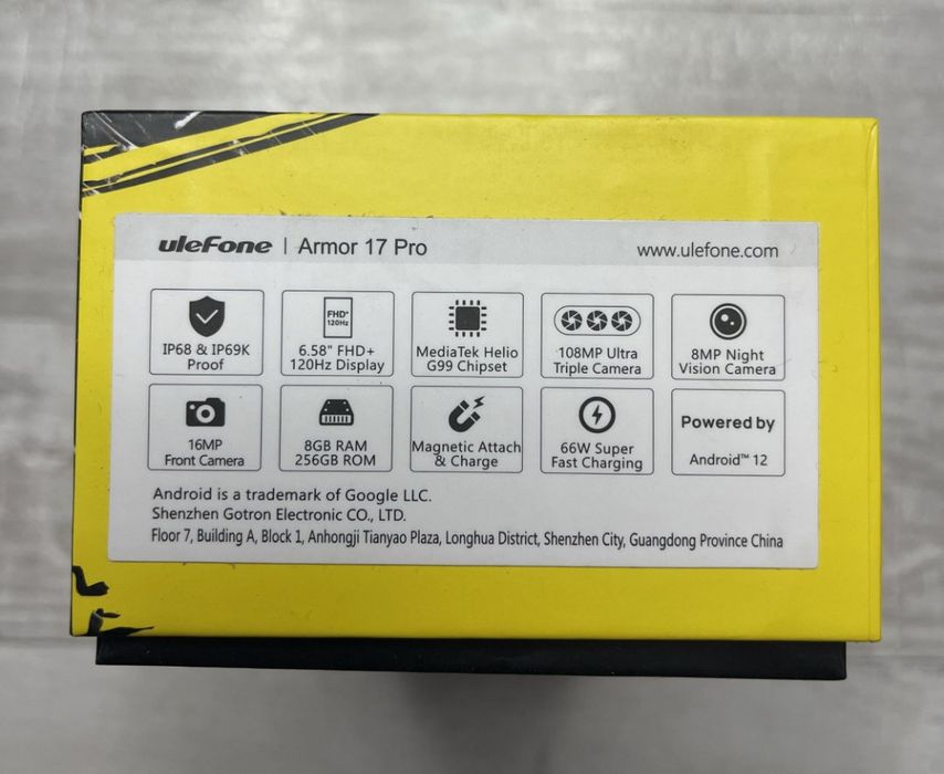 Ulefon Armor 17 Pro IP69K