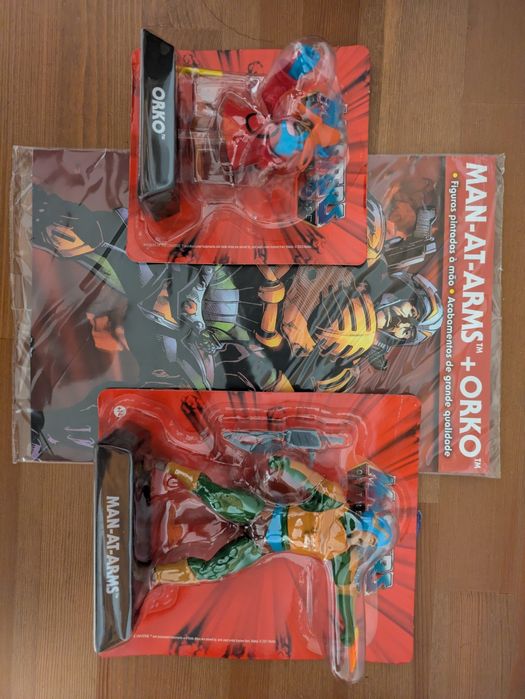 C NOVO e SELADO " MOTU - Masters of Universe - MAN-AT-ARMS + ORKO "