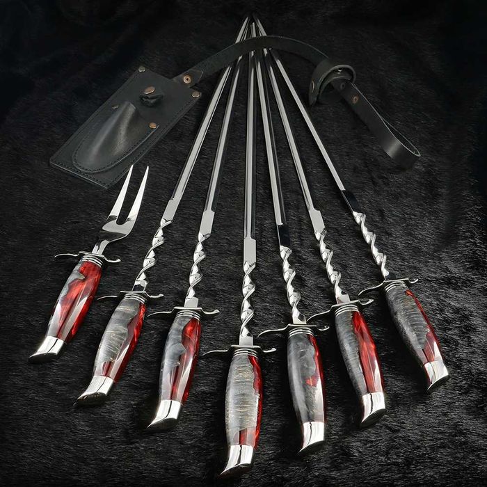 Шампуры авторские "Финки", ручная работа