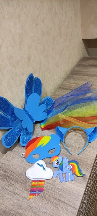 Костюм для дівчинки поні Радуга Деш