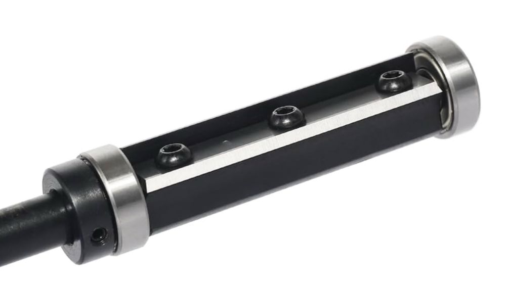 Frez prosty z łożyskiem górnym 16mmx50mm uchwyt 8mm wymienne płytki