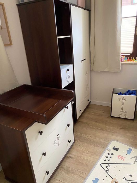 Meble dla dzieci szafa, regał - KLUPŚ SAFARI ŻYRAFA