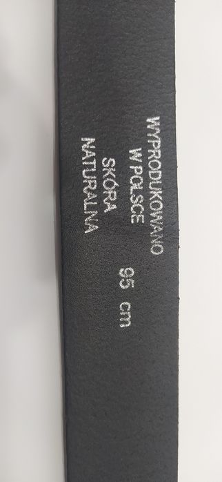 Pasek skórzany automat