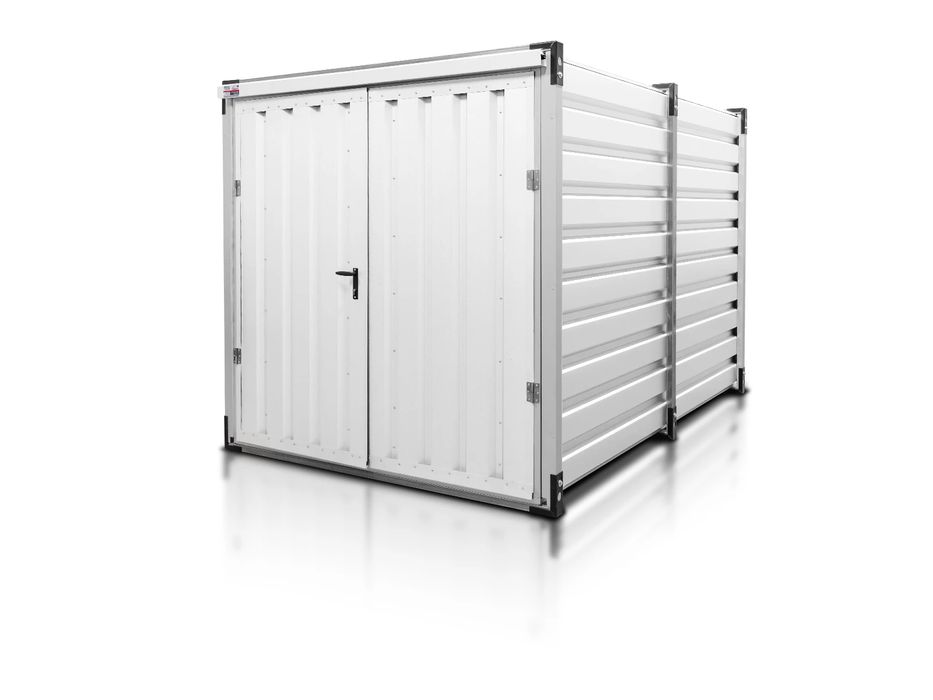 Kontener magazynowy 3 m Biały RAL 9010