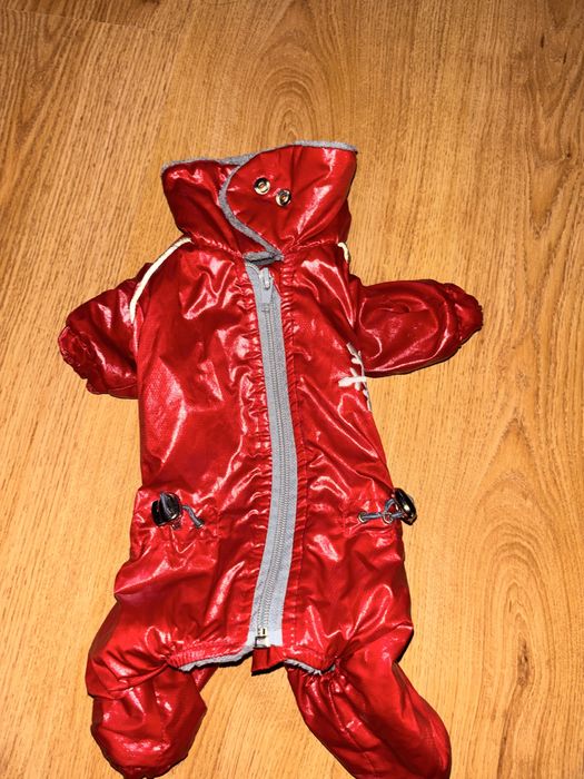 Теплый комбинезон для собачки (девочка) вес 2-2,4 кг