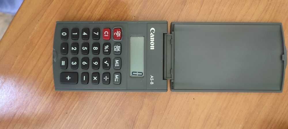 Calculadora de Bolso Canon AS-8 com Tampa Protetora