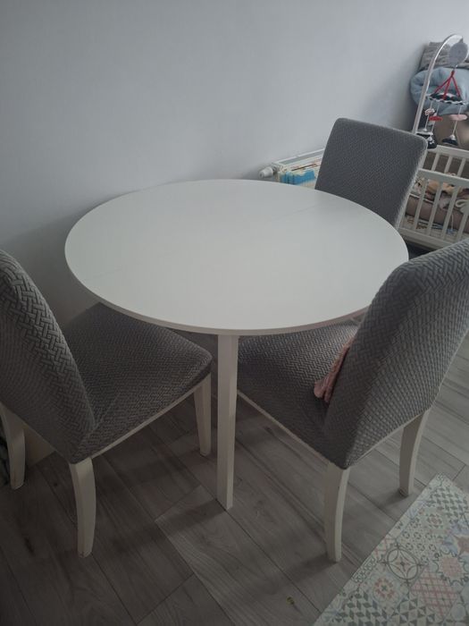 Stół okragly ikea