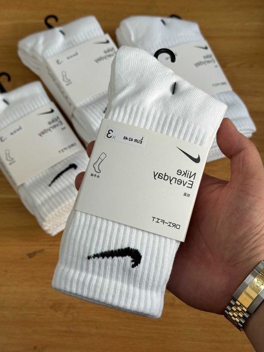 Zestaw skarpetek Nike – 6 par, unisex, styl casualowy