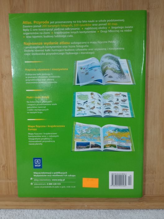 Atlas Przyroda. Szkoła podstawowa.