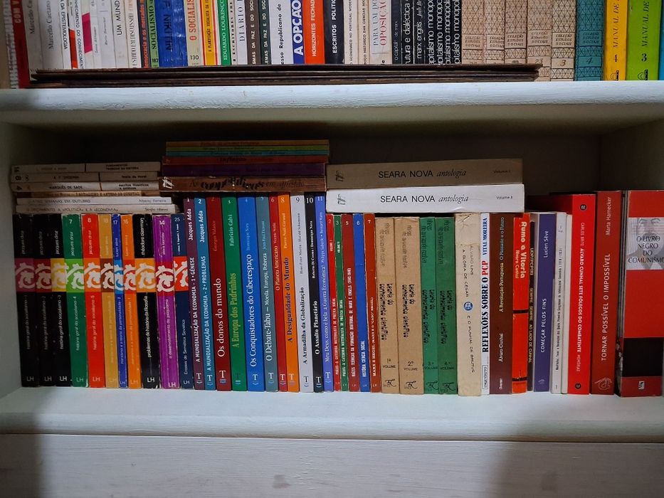 Coleção de livros de política