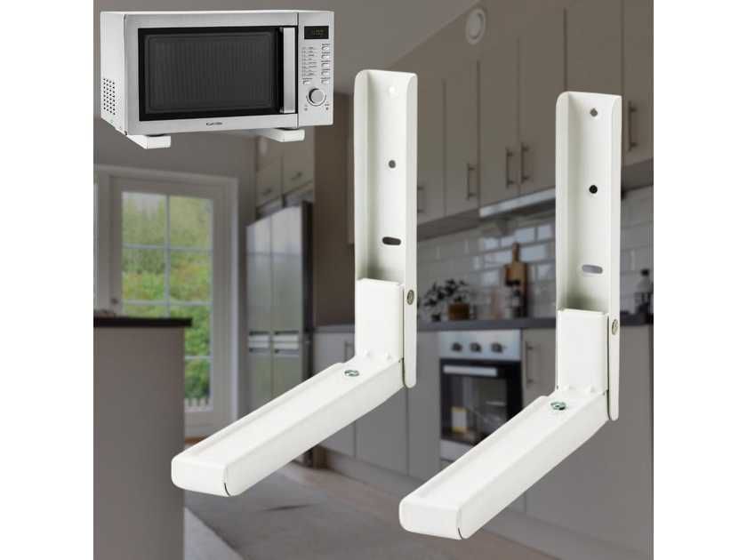 Кронштейн підставка для мікрохвильовки рейки на стіну V-Star 250х465мм