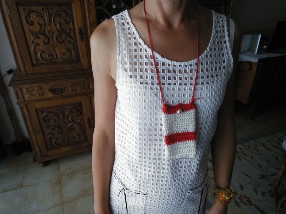 Carteiras para criança em crochet