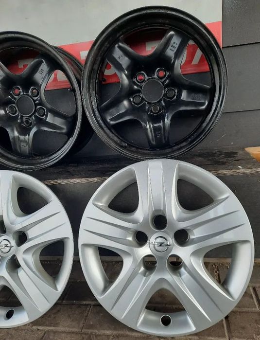 felgi stalowe strukturalne + kołpaki 17 5x120 et41 opel insignia