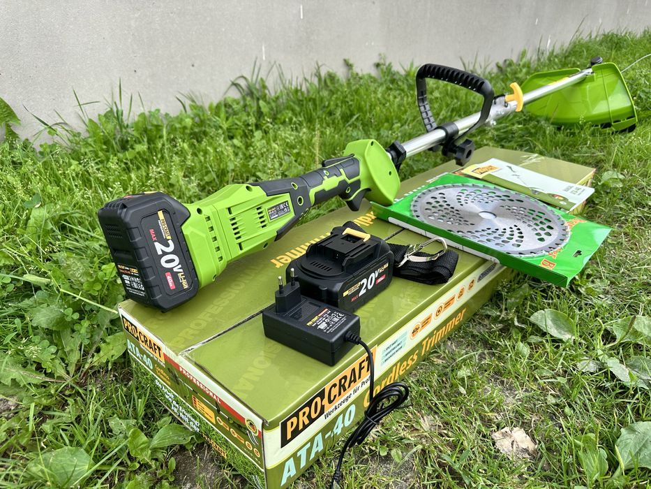 Акумуляторний тример Procraft ATA 40 акумуляторна коса
