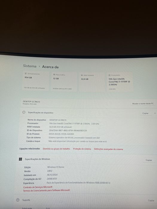 Acer Predator Orion 3000 – Base Completa (Sem Gráfica, RAM e SSD)