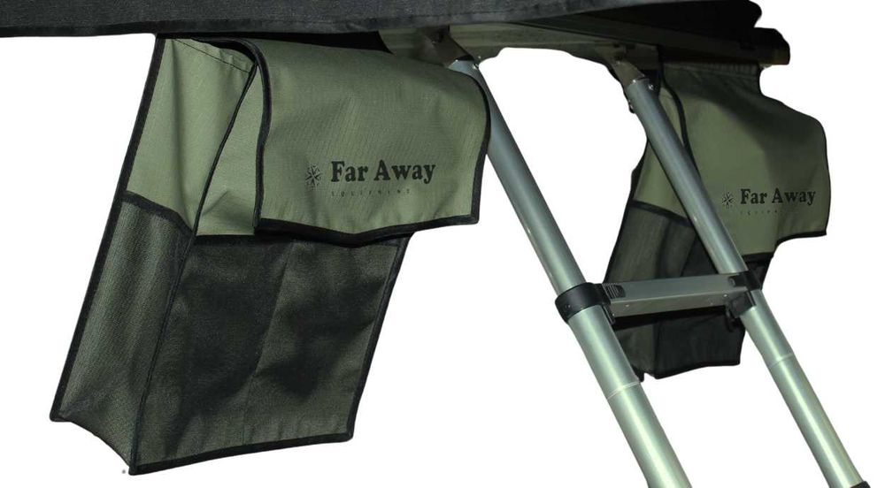 Namiot dachowy Far Away Equipment - Mont Blanc 140 szary 3 osobowy - SMART Windows