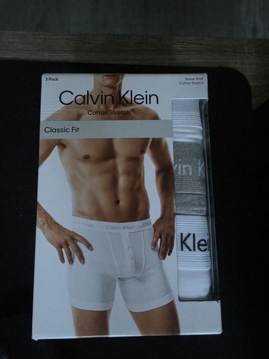 3pack bokserek meskich dlugie nogawki (guziki) Calvin Klein