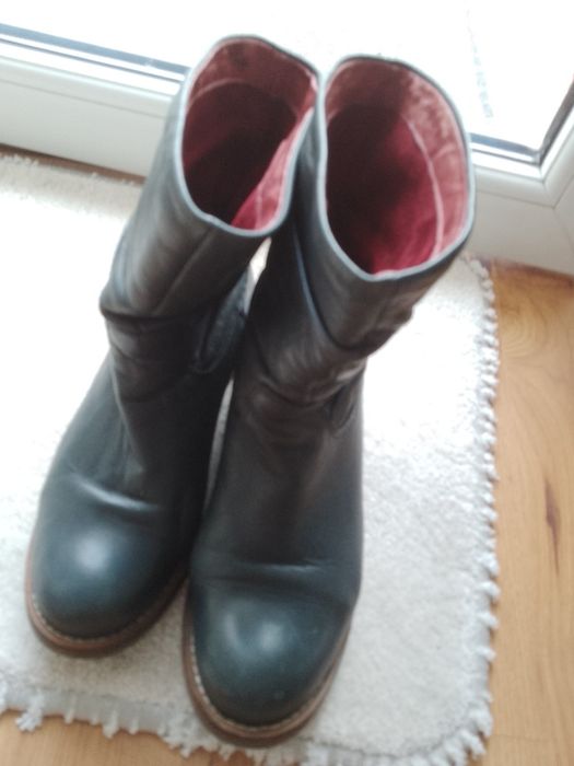 Botki skóra naturalna 38