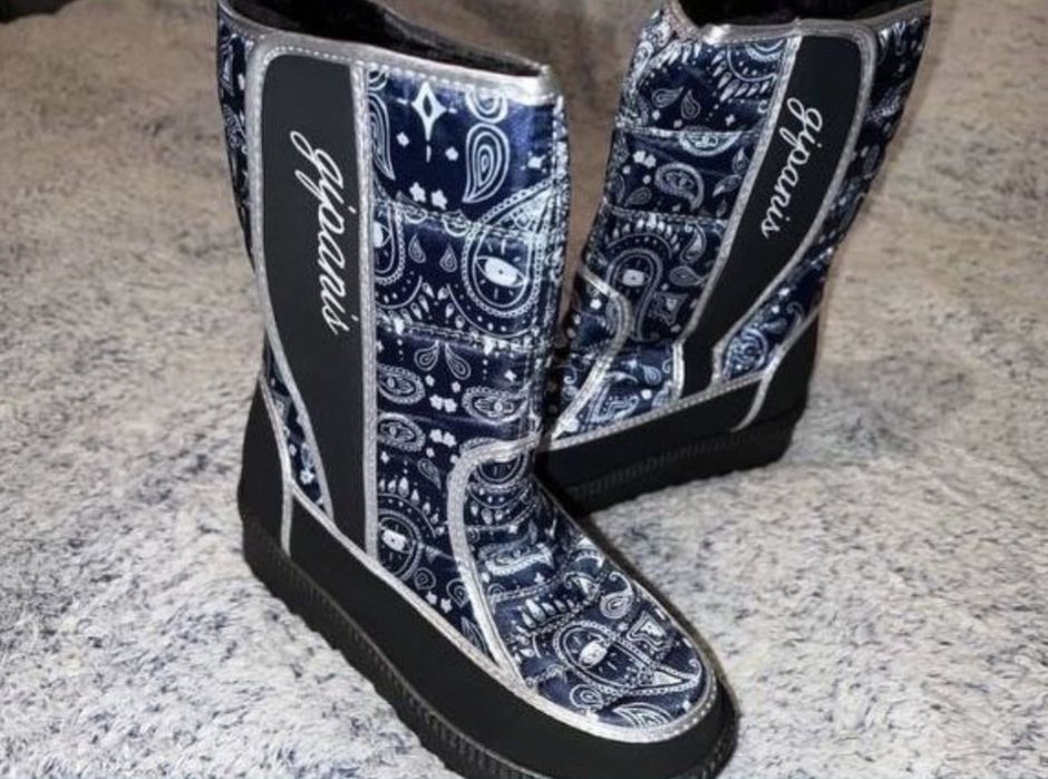 Сапоги дутіки зима