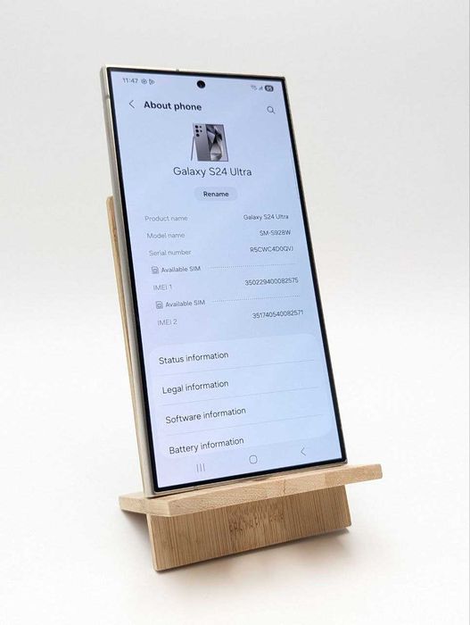 Samsung Galaxy S24 Ultra 256 GB szary