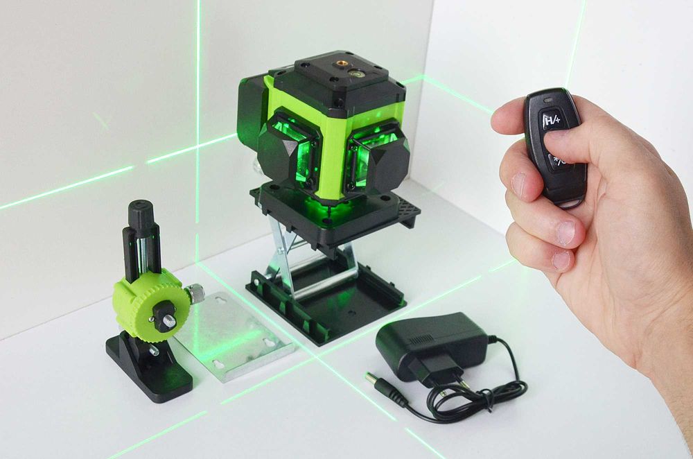 Лазерний рівень, Відкалібрований лазерний нівелір, Clubiona IE12S 3D ...