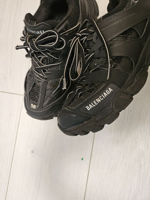 Чорні кросівки Balenciaga track 38