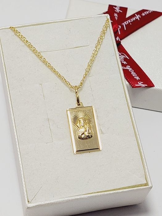 zawieszka komunia święta zloto 14k