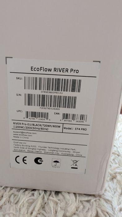 Ecoflow river pro, 720 Wh,  600wt
