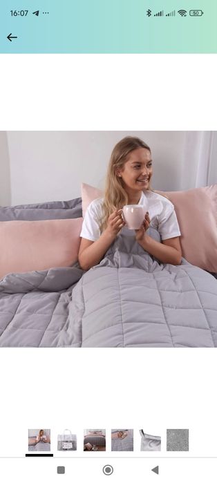 Manta 8 kg cinza Brentfords