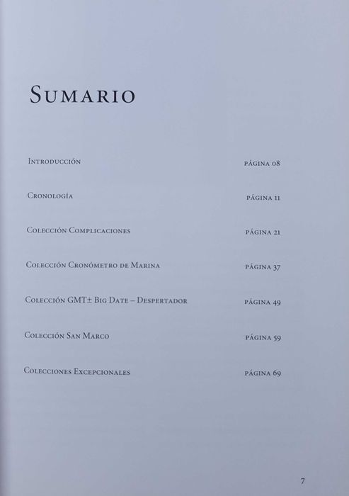 Ulysse Nardin - Catálogo / Livro Oficial de relógios - Ano 1999